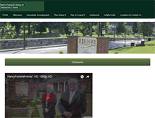 Tablet Screenshot of henryfuneralhome.net